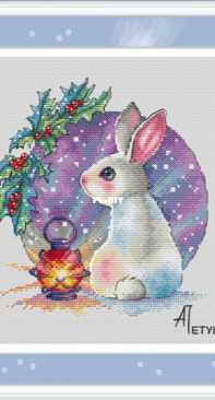 AP-334 Christmas Bunny by Anna Petunova