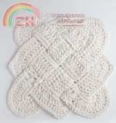Lily Sugar n Cream sailors knot dishcloth - Free Pattern