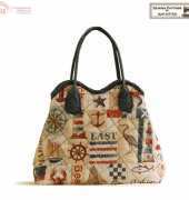 Nap Kitten-Three pocketed quilted handbag