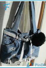 another recycling jeans pant in handbag