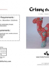 Funky Friends Factory-Crissy-The Christmas Camel 11 inch Soft Toy