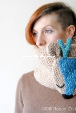 Happy Coridon - Sleepy deer neck warmer - English