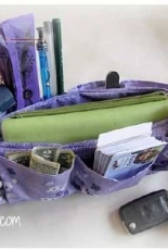 Susys Artsy Craftsy Sitcom - Easy to make DIY Purse Organzier - Free