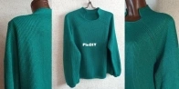 Sweater with reverse Japanese shoulder, Natalia Goncharenko  - Russian