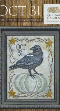 Cottage Garden Samplings CGS-1076 - A Time For All Seasons Series 10 - Oct 31
