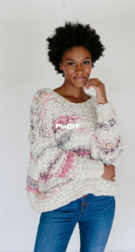 Sunwoven Sweater by Amy Small - Knit Collage