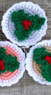 Crochet at Teris - Teri Hamilton - Holly Keychain - Free