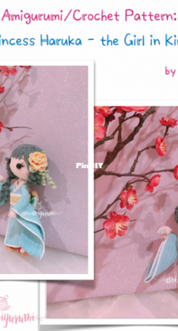 Ami Amigurumi 912 - Ami - Princess Haruka - Girl in Kimono