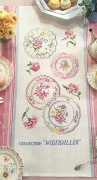 Les Brodeuses Parisiennes LBP - Torchon Collection Niderviller by Veronique Enginger