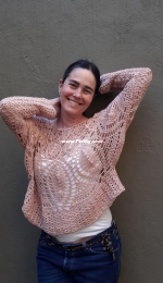 Lana y Punto - Paula Santana - Sweater Hojas -Spanish - Free