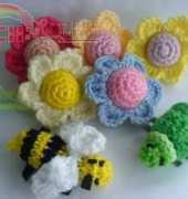 Yarn Over Hook - Garden Baby Mobile - Free