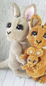 Igruschki Zefir - Nastena/Anastasia Konovalova - Kangaroo Family Ken, Kenga and Baby Ru