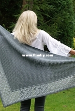 Storm Clouds Shawl by Paulina Popiolek