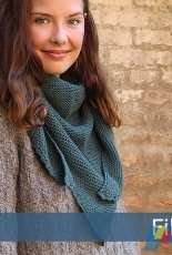 Filcolana-Mytilus Shawl by Gitte Kristensen-Danish-Free