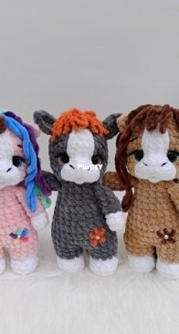 Igrushki Mordashki - Tatyana Shakhova (Shahova) - Татьяна Шахова - Plush hooves - Плюшевые копытца - Russian
