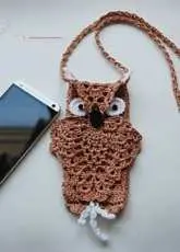Cylinda Mathews - 0788  Hoot Hoot Cell Phone Holder