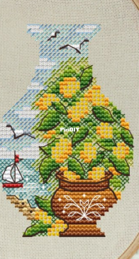 Vase with lemons by Alina Ignatieva  Ignatyeva - Free
