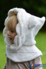 Snowy Bear Hood - Tatsiana Matsiuk-ViTalinaCraft