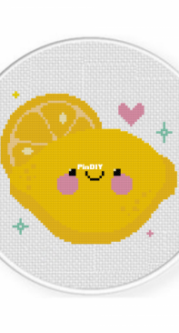 Daily Cross Stitch - Summer Lemon