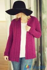 Letes Knits-Meredith Cardigan by Justyna Lorkowska