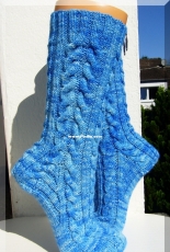 Zopf-Geister Socks by Micha Klein-English,German-Free