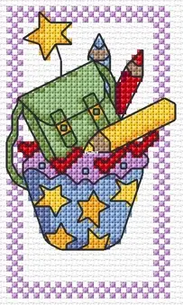 School Cupcake by Durene Jones - Free