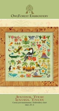 Owlforest Embroidery - 0461-LT-E - Lemuria. Toucan