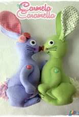 Carmela Caramella - Coelho (Bunny) Felt Pattern - Portuguese