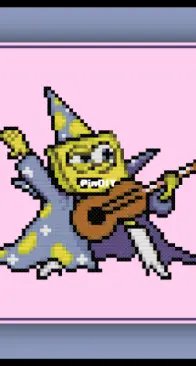 Cross Stitch Quest - SpongeBob SquarePants - Goofy Goober - free