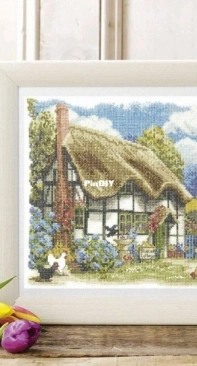 Country Hideaway - Bluebell Cottage by Carol Thornton from Cross Stitch Gold 112 XSD