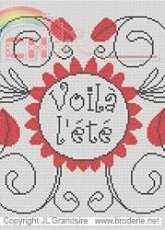 Broderie.net - Grandsire Jean-Louis - Voilà lété -FREE