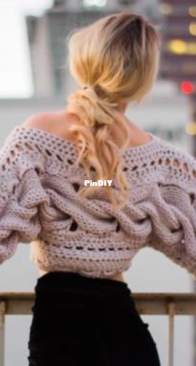 The Wings Sweater by Dominique Calvillo - Namaste and Crochet - Spanish