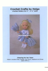 Crochet Crafts by Helga - Helga Kraft - PPA1 - Cheering for Her Team