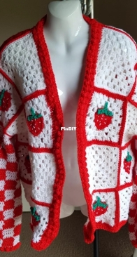 Strawberry Cardigan