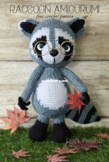 Craft Passion - Joanne Loh - Raccoon Amigurumi Jr Rakku  - Free