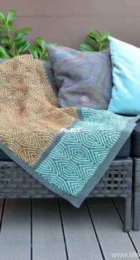 Lilla Björn Crochet - Tatsiana Kupryianchyk - Brioche Waves Blanket