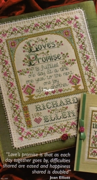 Loves Promise by Joan Elliott from Cross Stitch Collection 144 XSD