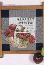 Moms Apple Pie from The Cross Stitcher October 1996 PCS