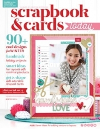 Scrapbook and Cards Today Winter 2018