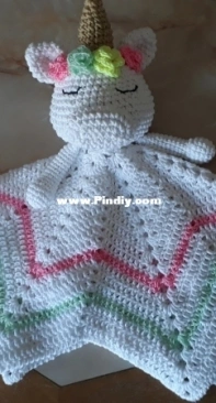 The baby unicorn blanket