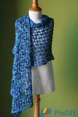 Stolen Moments Wrap by Amy Swenson/ Indi Knits -Free