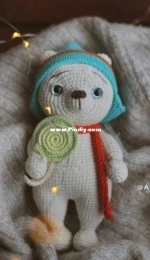 AlinetToys - Alina Yapaeva - Polar bear Umka - Полярный медведь Умка - Russian