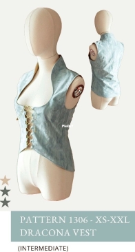 JaninaGoldArt - Janina Gold - 1306 Dracona Vest - XS-XXL