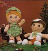 Crochet Celebrations - Merry & Bright Dolls by Peggy Johnston