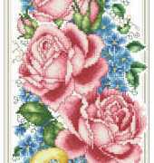 Victorian Bellpull by Pamela Kellogg from The Cross Stitcher USA - April 2006 XSD