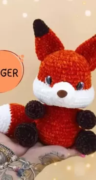 DI Creations - DI amigurumi Creations - Davina and Ivana - Ginger the Fox - English