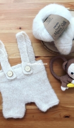 Luxury newborn romper