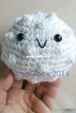 Jana Whitley - White Blood Cell Amigurumi Crochet Pattern