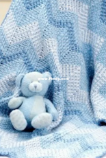 Bernat Design Studio - Cascading Ripples Blanket - Free