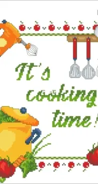 It's cooking time! by Simonetta Sabatucci from Idee Punto Croce XSD